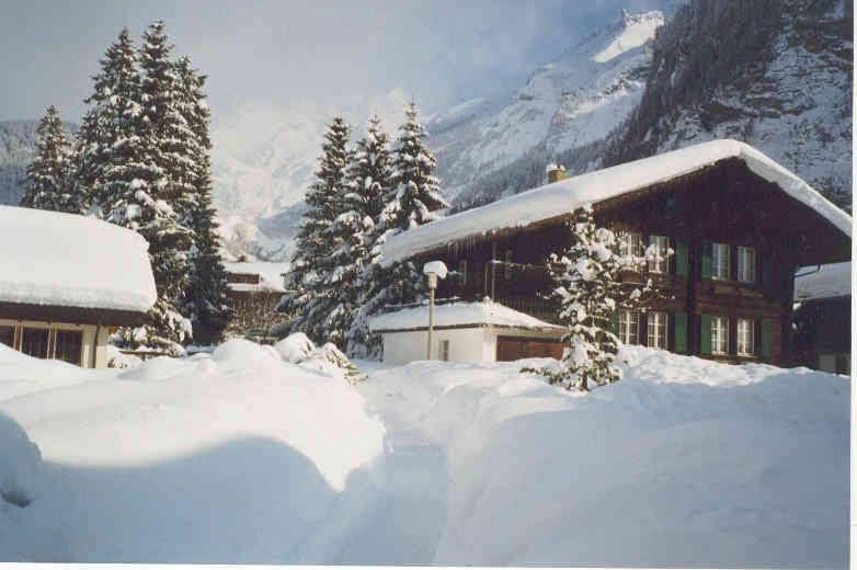 Familienferien Im Chalet Baergli Kandersteg Zewnętrze zdjęcie